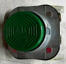 Load image into Gallery viewer, AB ROCKWELL 800T-B1D1 PUSH BUTTON MOMENTARY CONTACT 30.5MM METAL GREEN 1 NO *FS*