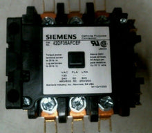 Load image into Gallery viewer, SIEMENS 42DF35AFCEF DEFINITE PURPOSE CONTACTOR 120VAC -FREE SHIPPING
