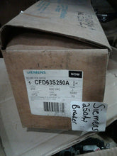 Load image into Gallery viewer, SIEMENS SENTRON CFD63S250A MOLDED CASE SWITCH 3P/250A/600V -FREE SHIPPING