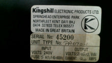 Load image into Gallery viewer, KINGSHILL ELECTRONICS PA070-1 POWER SUPPLY V171K 2-12V 20A -FREE SHIPPING