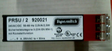Load image into Gallery viewer, TAPESWITCH PRSU/2 SAFETY RELAY 920021 24VDC 50/60Hz 2.5W 6A 250VAC -FREE SHIP