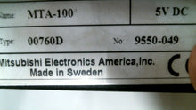 Load image into Gallery viewer, MITSUBISHI ELECTRONICS MTA-100 MTA100 OPERATOR INTERFACE 5VDC -FREE SHIPPING