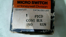 Load image into Gallery viewer, MICRO SWITCH 1 PTCD CONT BLK 1NO 8339 -FREE SHIPPING