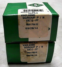 Load image into Gallery viewer, LOT/2 INA KBZ12-PP CLOSED ROUND RAIL BALL BUSHING LINEAR PRECISION BEARING *FS*