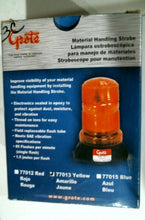 Load image into Gallery viewer, GROTE 77013 YELLOW MATERIAL HANDLING STROBE 85 FLASHES PER MIN. -FREE SHIPPING