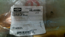Load image into Gallery viewer, HUBBELL HBL400MBK BLACK MALE TAPER PLUG 1P 400A 600VAC -FREE SHIPPING