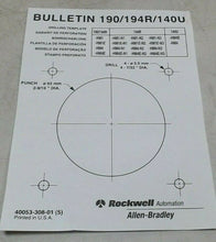 Load image into Gallery viewer, AB ROCKWELL 194R-HM4E SERIES A OPERATING HANDLE RED/YELLOW 100 - 200AMP *FRSHIP*