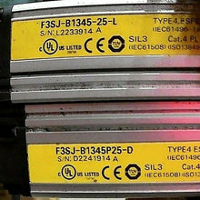 Load image into Gallery viewer, OMRON F3SJ-B1345-25-L/D SAFETY LIGHT CURTAIN EMITTER/RECEIVER W/ BRACKETS *FRSHP