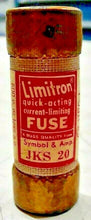 Load image into Gallery viewer, LOT/4 COOPER BUSSMANN LIMITRON JKS-20 QUICK ACTING FUSE 20A 600V (TESTED) *FRSHP