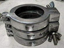 Load image into Gallery viewer, (QTY 11) LEYBOLD & SWAGELOK NW40/KF40/KQ-40 VACUUM FLANGE CLAMPS *FREE SHIPPING*