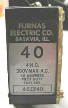 Load image into Gallery viewer, SIEMENS FURNAS 46ZB40 CONTACT BLOCK 300VAC 4 N.O. CLASS 46 SCREW TERMINALS *FSHP