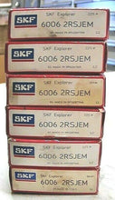 Load image into Gallery viewer, SKF 6006 2RSJEM (36MC22) RADIAL/DEEP GROOVE BALL BEARING - ROUND BORE *FREESHIP*