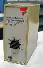 Load image into Gallery viewer, CARLO GAVAZZI SB 125-115 DELAY ON RELEASE AFTER DEENERGISATION TIMER *FREE SHIP