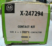 Load image into Gallery viewer, AB ROCKWELL X-247294 SER K CONTACT KIT 3 POLE SIZE 4 *FREE SHIPPING*
