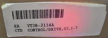 Load image into Gallery viewer, TOSHIBA VT3B-2114A T6580027G1 CONTROL/DRIVE, G2, 1-7 INVERTER *FREE SHIPPING*