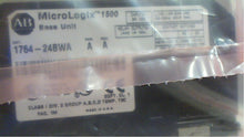 Load image into Gallery viewer, Allen Bradley 1764-24BWA Ser A A MicroLogix 1500 Base Unit FREE SHIPPING