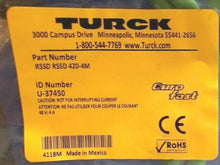 Load image into Gallery viewer, TURCK RSSD RSSD 420-4M EUROFAST CABLE U-37450 MALE 4PIN 48V 4A -FREE SHIPPING