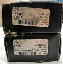 Load image into Gallery viewer, REGAL BELOIT SEALMASTER 2-16 BALL INSERT BEARING 1-3/8" ID STD DUTY SET SCRW *FS