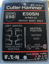 Load image into Gallery viewer, EATON CUTLER HAMMER E50SN SERIES A2 LIMITSWITCH (SWITCH BODY ONLY) *FREE SHIP