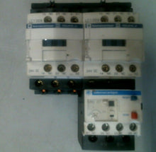 Load image into Gallery viewer, TELEMECANIQUE LC1D09 2 REVERSING CONTACTOR W/LRD07,LAD4TBDL (2) -FREE SHIPPING