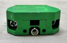 Load image into Gallery viewer, LOT/22 ECX-1040 CONTACT BLOCK GREEN 10 AMP 24 VDC NORMALLY OPEN *FREE SHIPPING*