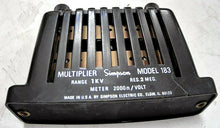 Load image into Gallery viewer, VINTAGE SIMPSON MODEL 29 ANALOG PANEL METER 0-30DCA & MODEL 183 MULTIPLIER *FS*