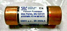Load image into Gallery viewer, LOT/3 BUSSMANN EDISON JDL6 FUSE CURRENT-LIMITING TIME-DELAY 6A 600VAC *FREESHIP*