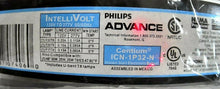Load image into Gallery viewer, LOT/2 PHILIPS ADVANCED BALLAST ICN-4P32-N 4 LAMP FLUORESCENT BALLAST INSTANT *FS