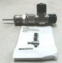 Load image into Gallery viewer, PARKER VALVES 8M-RL-4A-VT-SS-MN-KC RELIEF VALVE STAINLESS STEEL SER.RL -FREESHIP
