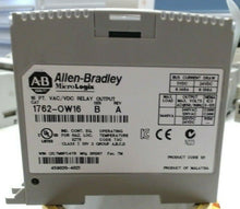 Load image into Gallery viewer, AB ROCKWELL 1762-OW16 MICROLOGIX 16PT VAC/VDC RELAY OUTPUT SER B REV A *FRSHIP*