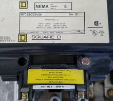 Load image into Gallery viewer, SQUARE D SIZE 5 Reversing Starter 460V Coil free shipping