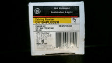 Load image into Gallery viewer, GE CR104PLG32R INDICATOR LIGHT RED LENS 120V -FREE SHIPPING