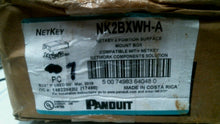 Load image into Gallery viewer, PANDUIT NK2BXWH-A NET KEY 2 POS. SURFACE MOUNT BOX/7 -FREE SHIPPING