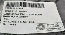 Load image into Gallery viewer, JCB 40/911099 PROXIMITY SWITCH/SENSOR PAD (SEALED) NSN: 5930-01-611-9443 *FRSHIP