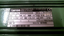 Load image into Gallery viewer, LENZE MDSKARS056-22 SERVOMOTOR 390V, 2.4A, 140HZ, -FREE SHIPPING