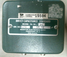 Load image into Gallery viewer, BOONTON ELECTRONICS 76-1A/35 DIRECT CAPACITANCE STANDARD 35.01PF -FREE SHIPPING