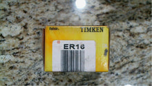 Load image into Gallery viewer, TIMKEN ER16 WIDE INNER RING BALL BEARING W/SNAPPED SEALED DOUBLE RING -FREE SHIP