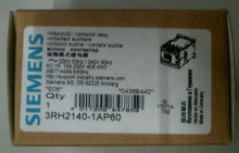 Load image into Gallery viewer, SIEMENS 3RH2140-1AP60 CONTACTOR RELAY 240V 60HZ 10A -FREE SHIPPING