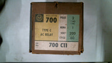 Load image into Gallery viewer, ALLEN BRADLEY 700 C11 AC CONTROL RELAY 220V 2P 60CY. -FREE SHIPPING
