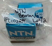 Load image into Gallery viewer, LOT/2 NTN BEARING NPC-102-RPC BALL INSERT BEARING STD BORE DIA 1.1250 IN *FRSHIP
