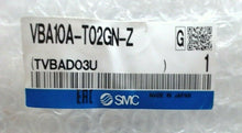 Load image into Gallery viewer, SMC VBA10A-T02GN-Z VBA BOOSTER REGULATOR 1/4 IN *FREE SHIPPING*