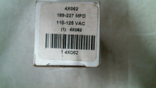 Load image into Gallery viewer, MALLORY ELECTRONICS MSA1R10189N CAPACITATOR 4X062 189-227MFD 110-125VAC-FREESHIP