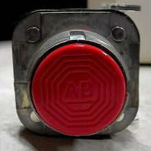 Load image into Gallery viewer, ALLEN BRADLEY 800T-A6 MONENTARY PB 30MM RED FLUSH HEAD SER.T -FREE SHIPPING