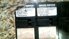 Load image into Gallery viewer, MICRO SWITCH RYCA40 MDL B RELAY W/2 ADDER BLOCKS RYAA40 -FREE SHIPPING
