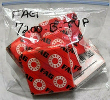 Load image into Gallery viewer, FAG X-LIFE 7200B. TVP SINGLE ROW ANGULAR CONTACT BALL BEARINGS OPEN *FREE SHIP*
