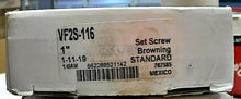 Load image into Gallery viewer, REGAL BELOIT BROWNING VF2S-116 BALL BEARING FLANGE BLOCK 2BOLT 1IN BORE *FRSHIP*