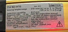 Load image into Gallery viewer, MATSUSHI PANASONIC SF4D-H16 SAFETY LT CURTAIN BAR SET EMITTER/RECEIVER 310MM *FS