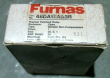 Load image into Gallery viewer, FURNAS ELECTRIC CO 48DA17AA3R THERMAL OVERLOAD RELAY 25A 1P 600VAC -FREE SHIPPIN