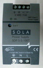Load image into Gallery viewer, EGS SDP 5-5-100T SOLA/HEVI-DUTY POWER SUPPLY 5VDC, 5A -FREE SHIPPING