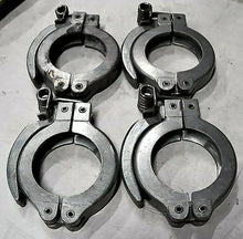 Load image into Gallery viewer, (QTY 4) LEYBOLD & SWAGELOK NW40/KF40/KQ-40 VACUUM FLANGE CLAMPS *FREE SHIPPING*